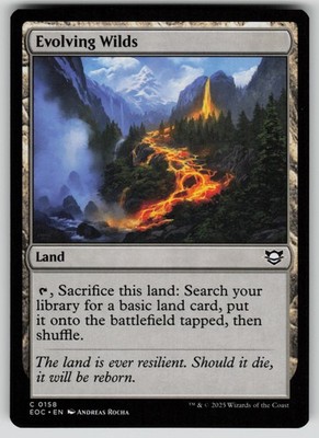 Evolving Wilds Normal C Commander: Edge of Eternities 158 NM