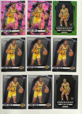 Bronny James Jr RC Lot )25) 2024 Prizm Select Optic Lakers Rookie Silver Prizm