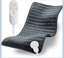 Electric Heating Pad For Back Pain Cramps Relief 12"x24";6 Level Auto Shut Off