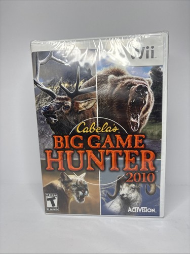 Cabela's Big Game Hunter 2010 for Nintendo Wii *BRAND NEW/SEALED*
