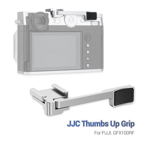 JJC Metal Thumbs Up Grip Holder Foldable Hot Shoe Mount for Fujifilm GFX100RF - Picture 15 of 16