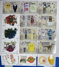 2019 Cryptozoic Rick and Morty Season 2 Sticker 15-Card Insert Chase Set