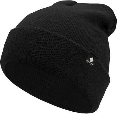 Kinder Wintermütze Urban Ace Jr Cotton Cuff Beanies Schwarz