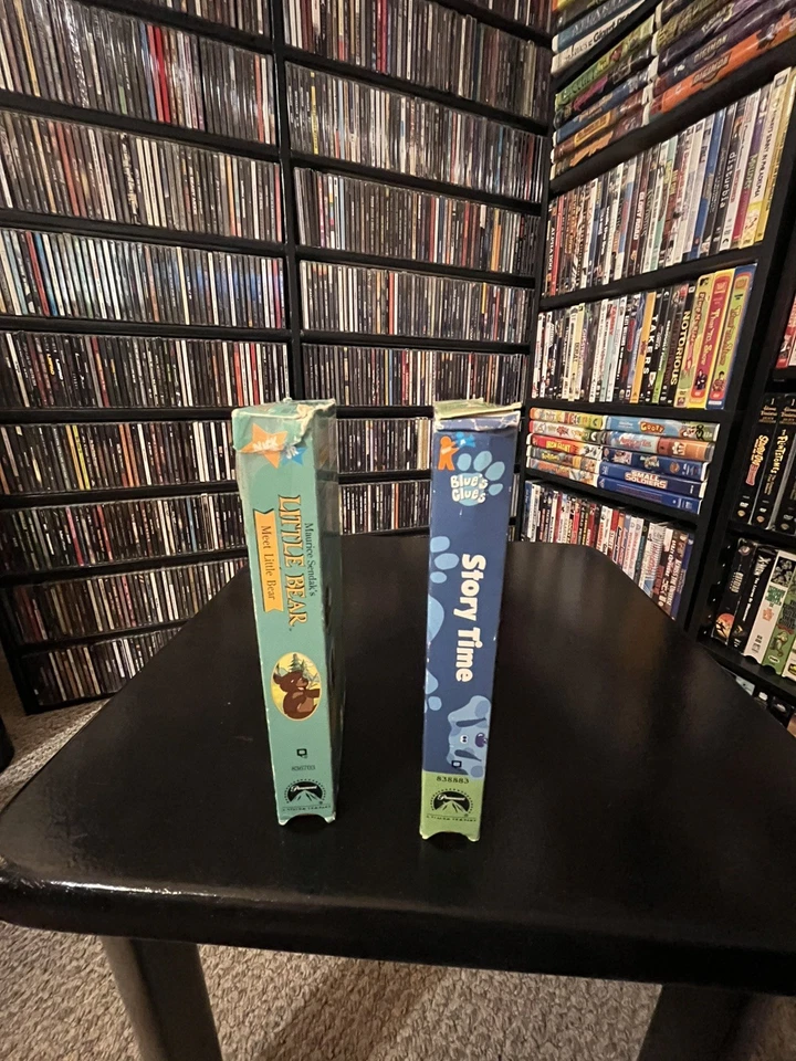 Nick Jr VHS lot x2 Little Bear & Blue’s Clues Nickelodeon  - Image 3 of 4