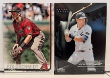 Paul Goldschmidt 2019 Topps baseball card #297 Diamondbacks  & BONUS YANKEE CARD