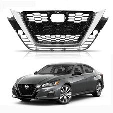Front Bumper Grille Black Grill Honeycomb For 2019 2020 Nissan Altima