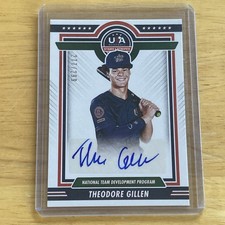 Theodore Theo Gillen 2022 Stars & Stripes USA Development AUTO SP SN #284 /299