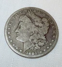 1884 P Morgan Silver Dollar - 90% Silver U.S. Coin Circulated Ungraded Good Cond
