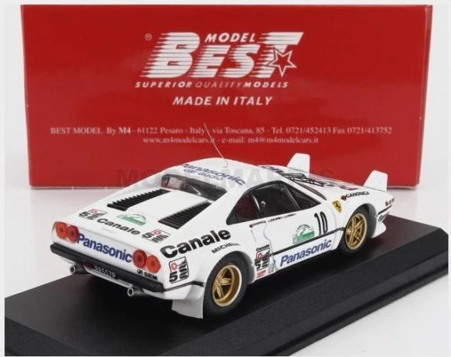 BEST-MODEL 9844 FERRARI - 308 GTB Gr.4 N 10 12th RALLY COLLINE DI ROMAGNA 1982 T - Immagine 2 di 2