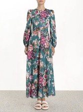 ZIMMERMANN ALLIA HIGH NECK DRESS SIZE 0 AU/UK 8 US 4