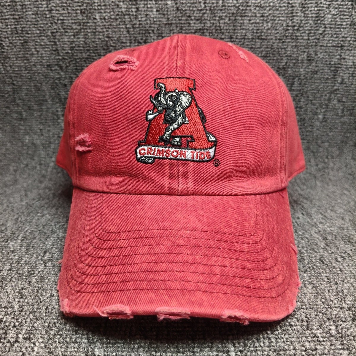 Mitchell & Ness Alabama Crimson Tide NCAA Red Distressed Strapback Cap