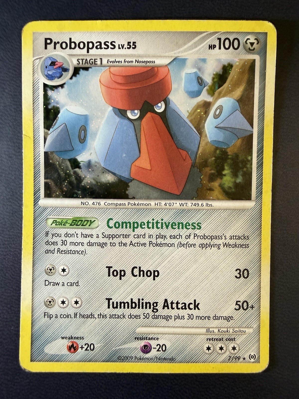 Probopass 7/99 Arceus Holo - 2009 Pokemon Platinum