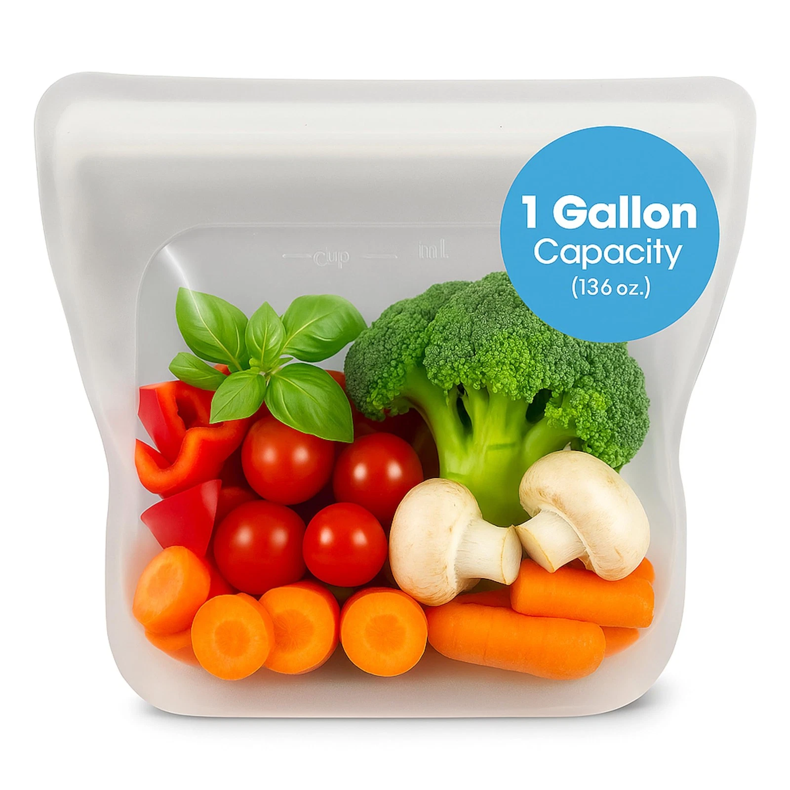 Albino Monkey Reusable Silicone Sous Vide Bag - 1 Gallon, XX-Large, Clear
Opens in a new window or t
