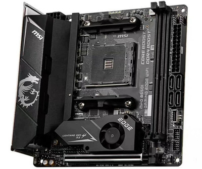 MSI MPG B550I GAMING EDGE WIFI DDR4 Motherboard Socket AM4 Mini-ITX， 2x M.2 Slot