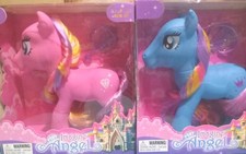 Toy Ponies Lot Of 2 Pink And Blue Ages 3 New In Box. Imagine Angel