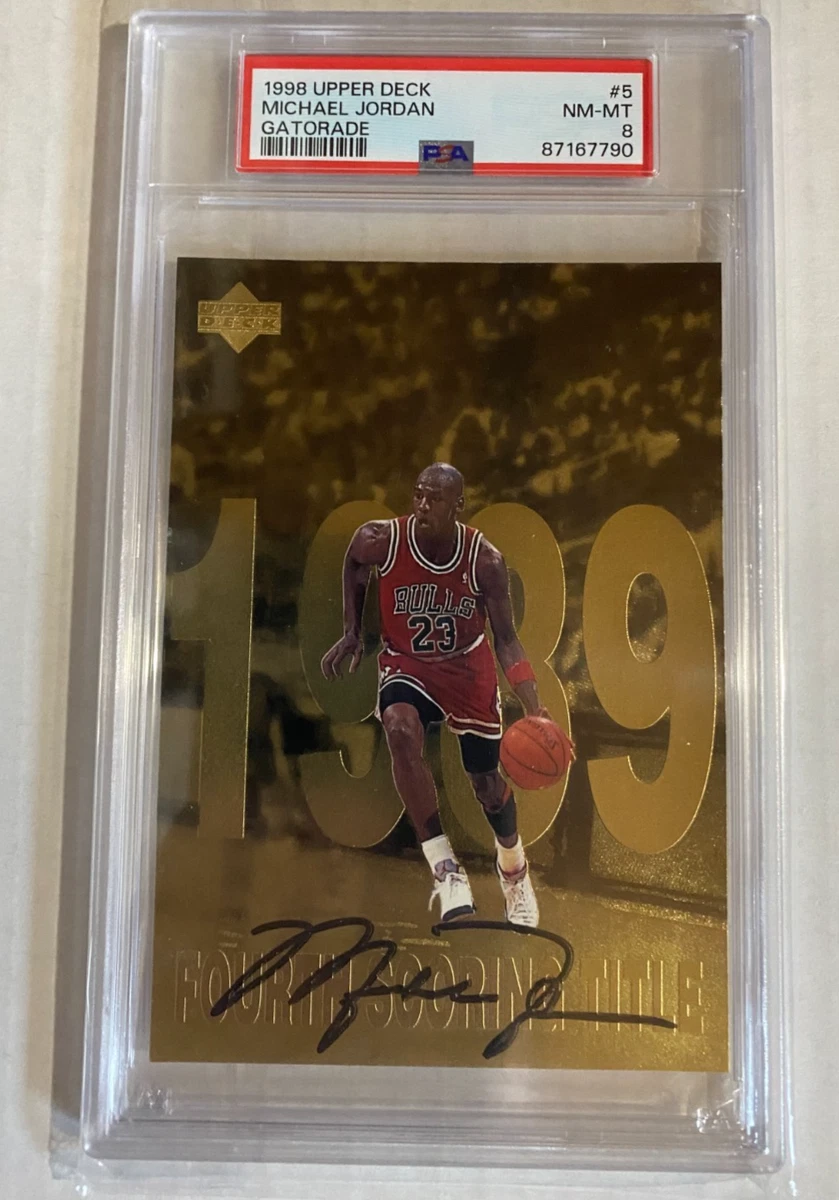1998 Upper Deck Gatorade Michael Jordan - Michael Jordan #5 for