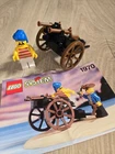 LEGO Pirates: 1970 Pirates Gun Cart, incomplete with Instructions / No Box