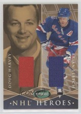 2001-02 ITG Parkhurst NHL Heroes Doug Harvey Brian Leetch #H-07 HOF 1t8