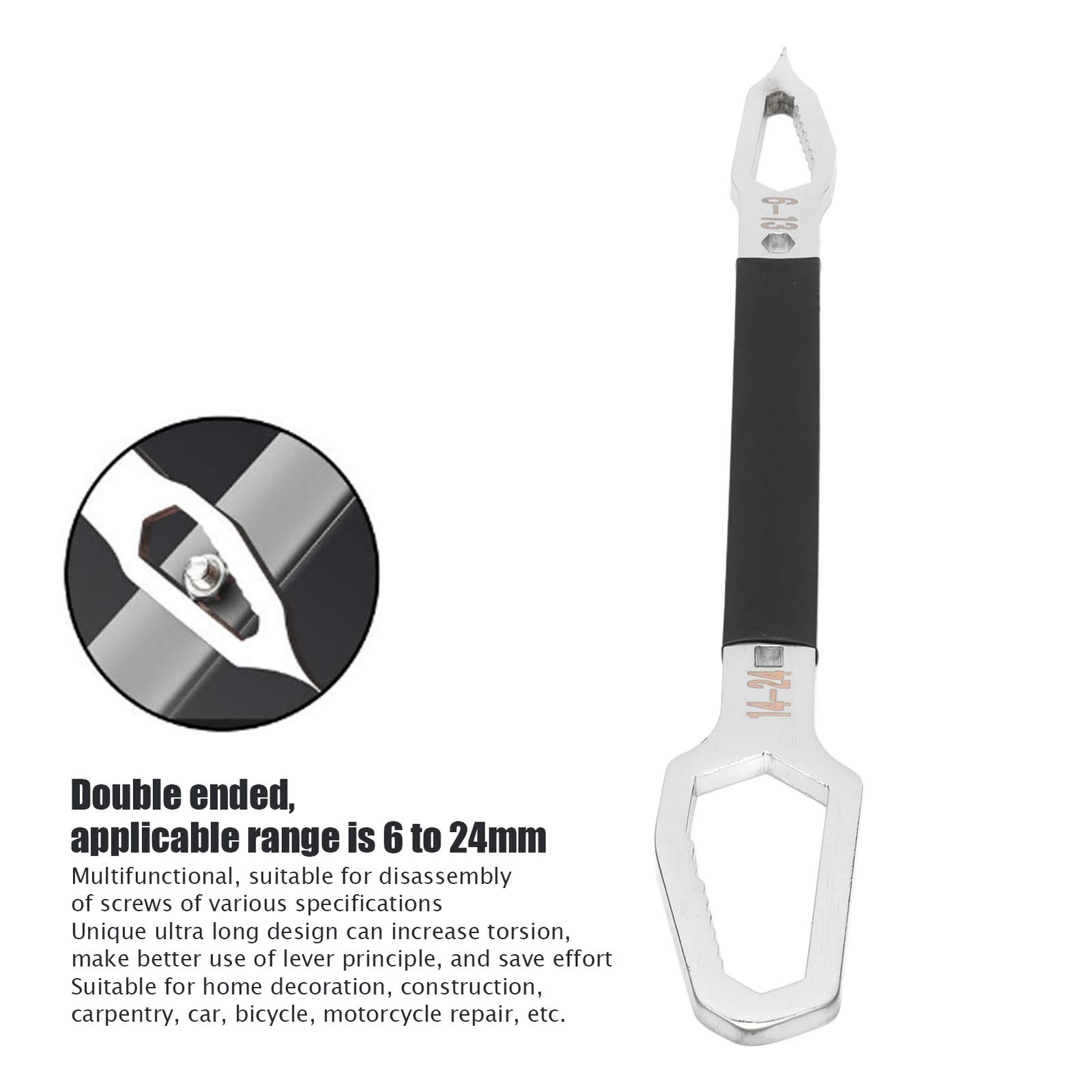 NEW Plum Wrench Universal Double Ended Self Tightening Glasses Dumb Wrench