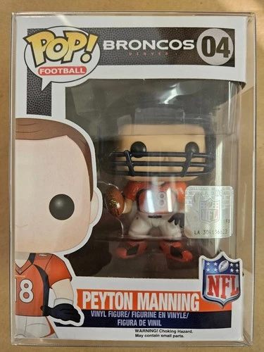 Funko POP!  NFL Denver Broncos Peyton Manning Vinyl Figure # 04 with Protector