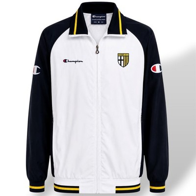 2003/04 PARMA AC VINTAGE SOCCER FOOTBALL TRACK JACKET CHAMPION SIZE M MENS