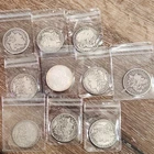 Morgan Silver Dollar $1 Coin Lot (10) 1881-1899 90% Silver Circulated