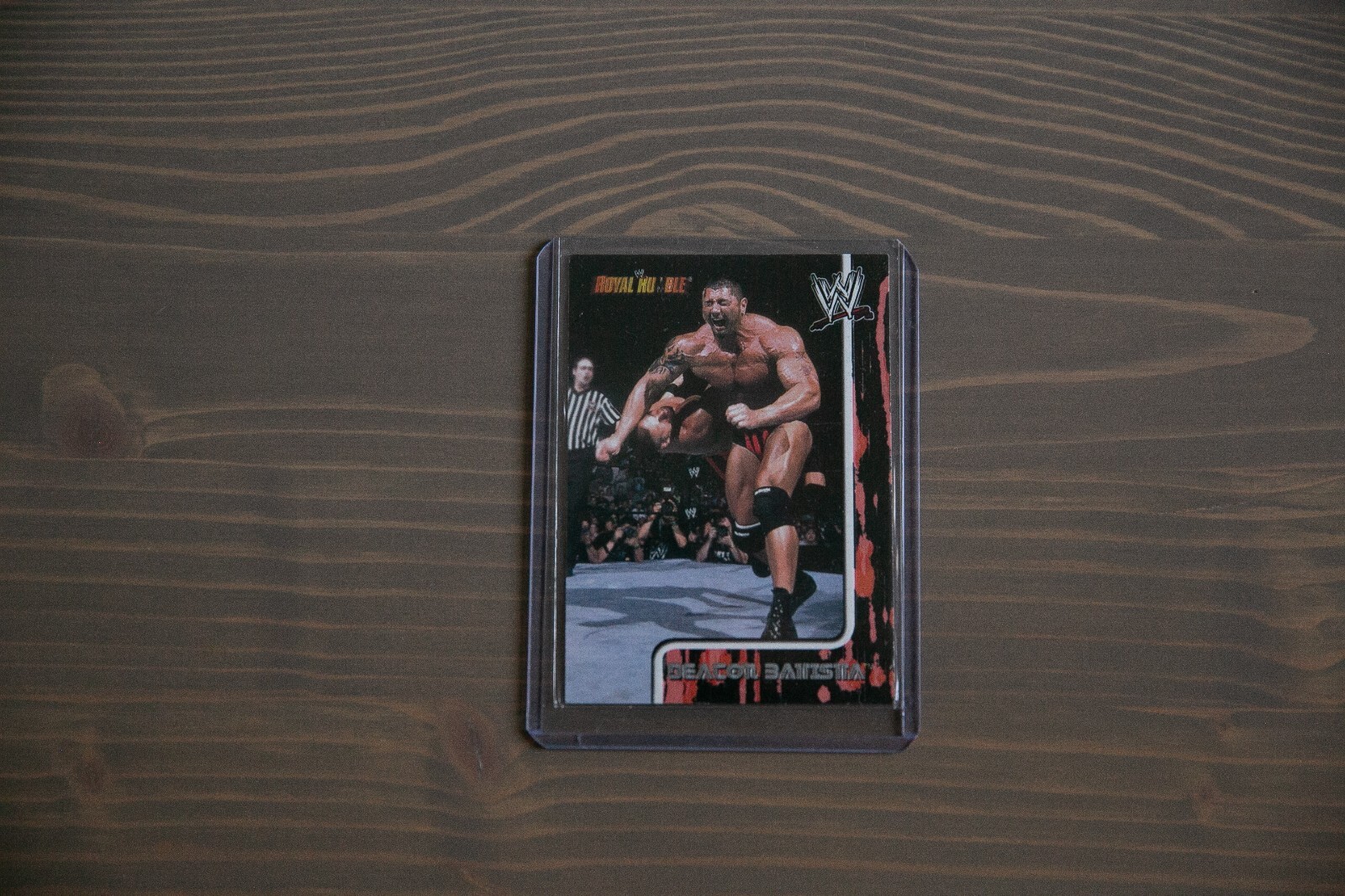 2002 fleer wwf deacon batista royal rumble rookie RC #67  wwe wrestling