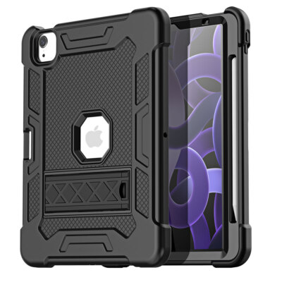 For iPad Air 11 Inch Case M2 2024/Air 6th Gen Shockproof Heavy Duty Stand Cover