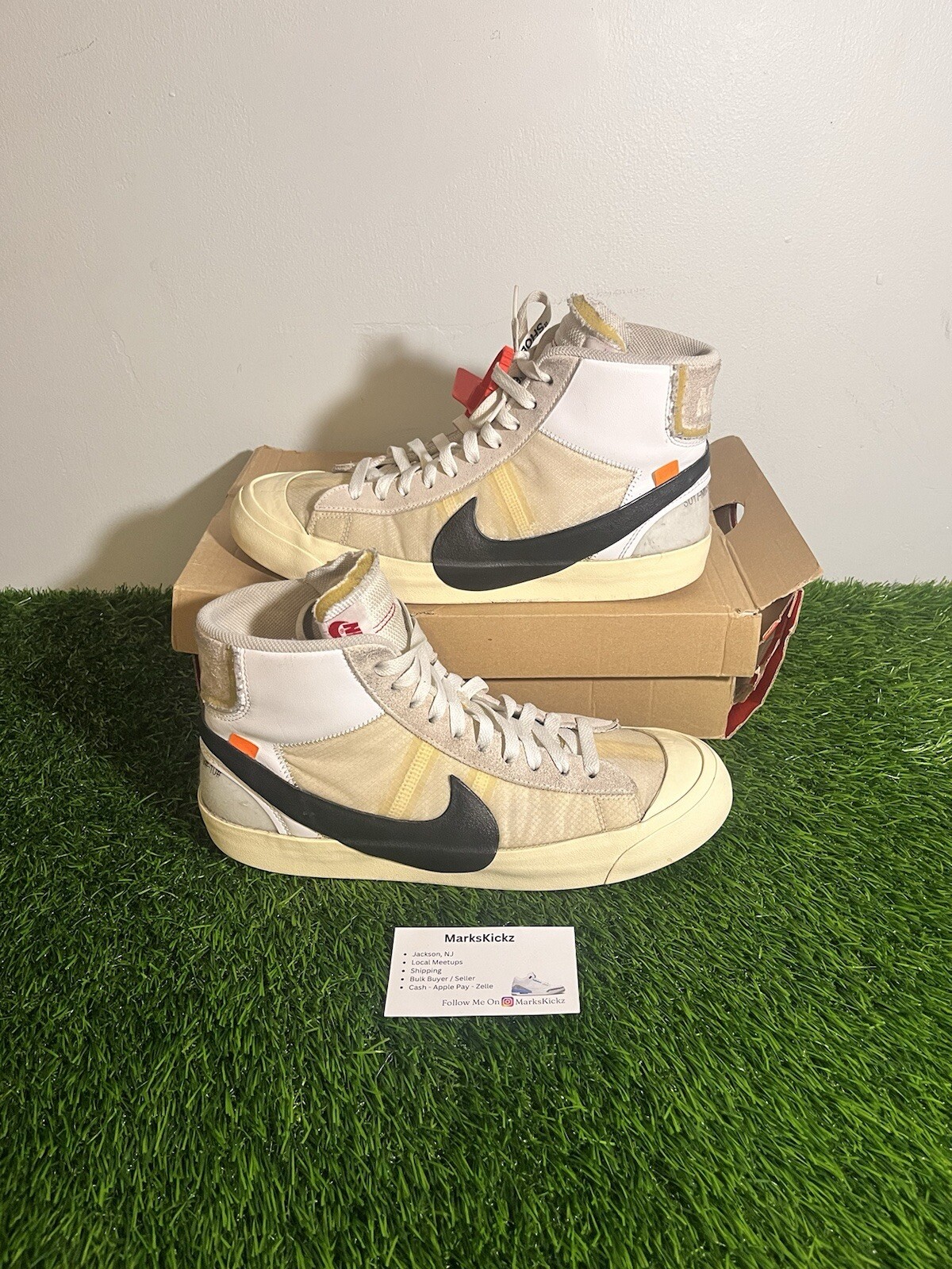 OFF WHITE X NIKE Taglia 10 Nike Off White x Blazer Mid The Ten