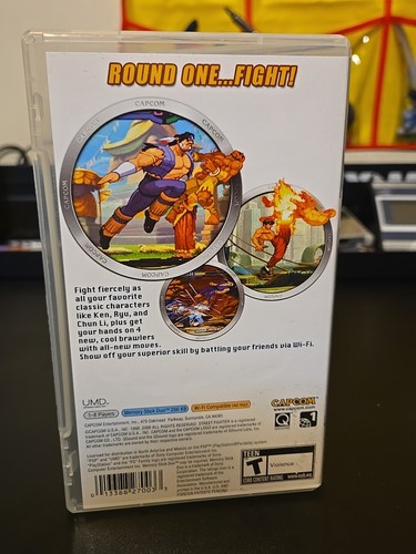 Street Fighter Alpha 3 MAX (Sony PSP, 2006) Tested & Working No Manual  - Picture 5 of 5