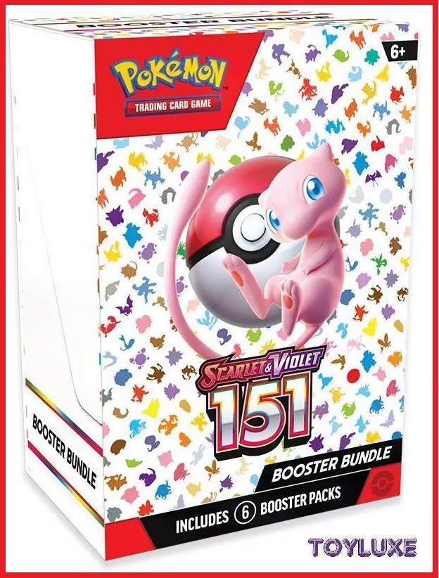 Pokemon TCG Scarlet & Violet 151 Booster Bundle Trading Cards NEW