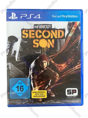 inFamous: Second Son Sony PlayStation 4 PS4 Sammlung Rarität selten OVP Anleitun - Bild 1 von 6