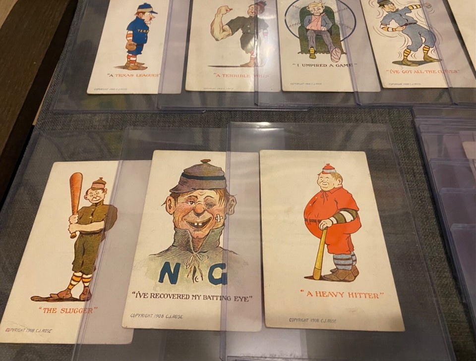 Baseball Postcard Lot C.J. Rose 17/20 Player Uniform RARE 1908 eBay