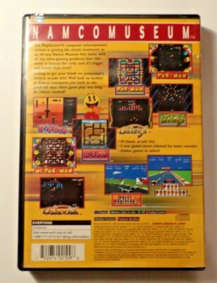 PS2 NAMCO MUSEUM - Greatest Hits Get Your Hands On Yesterday's