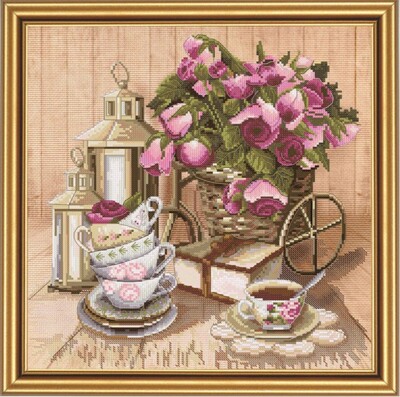 Nova Sloboda Cross Stitch Kit Aroma Tea-CP3199
