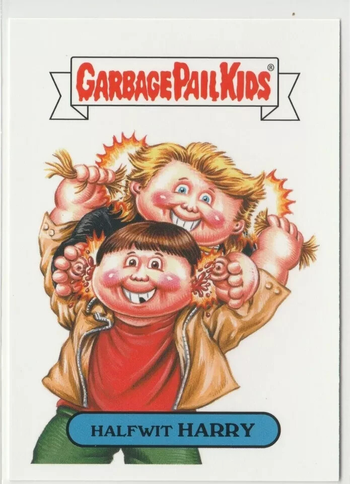 Halfwit Harry 2019 Garbage Pail Kids We Hate the 90s GPK Trading Card
