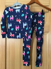 New Carter's Girls Llama Pajama Set Navy Many Sizes