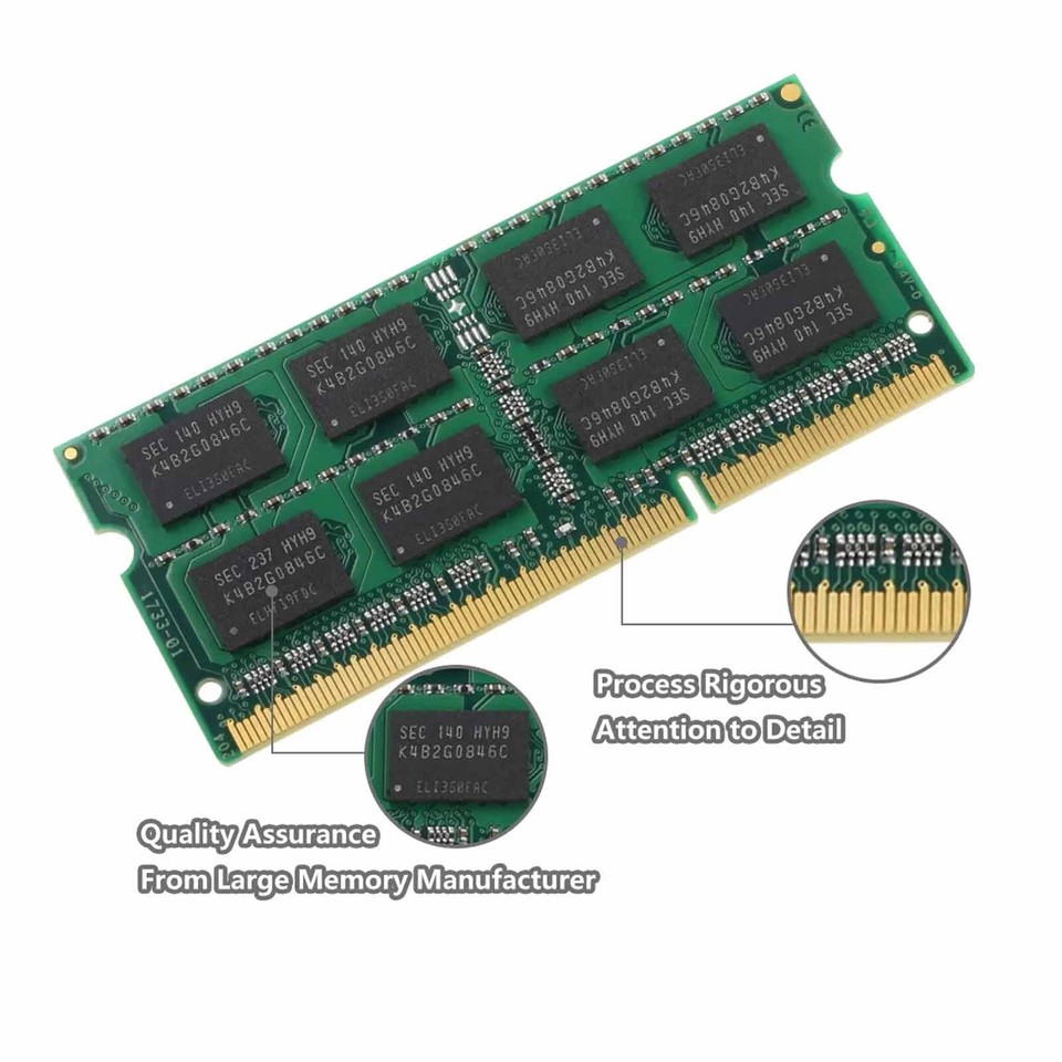 Lot De 2 Barrettes RAM DDR2/DDR3 - 2GB Ou 4GB, 667-1600 MHz, DIMM 240 Broches, Pour Intel