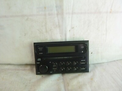 2005-2008 Nissan Frontier Am FM Radio Single Disc CD Mp3