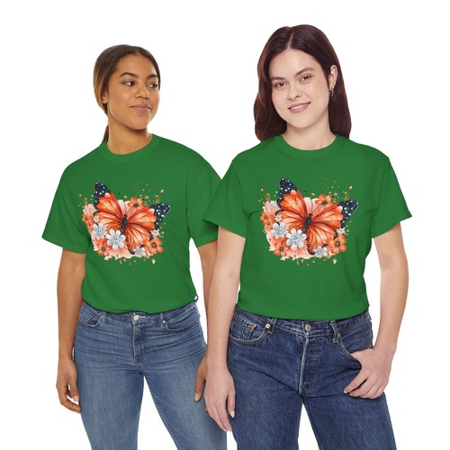 Butterfly Graphic Tee Women’s Aesthetic Oversized T-Shirt Trendy Retro Cute - Picture 42 of 85