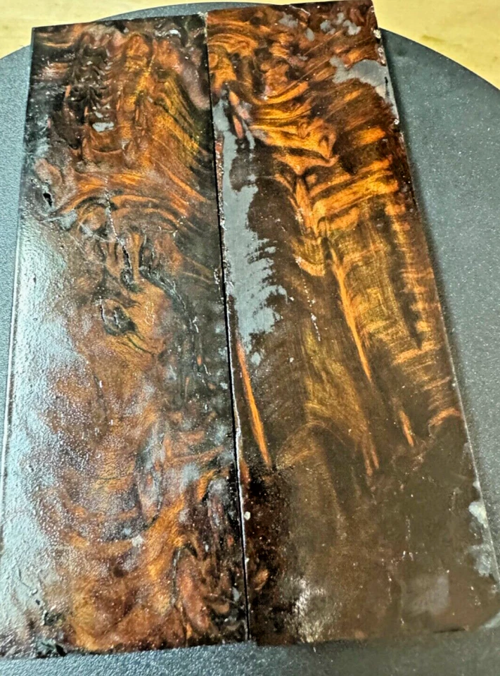 1126 STABILIZED HYBRID REDWOOD BURL,KNIFE SCALE,TOOL HANDLE,SRWB#1126 - Image 4 of 4