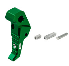 NS CNC Aluminum Adjustable Trigger GREEN - Action Army AAP-01/C