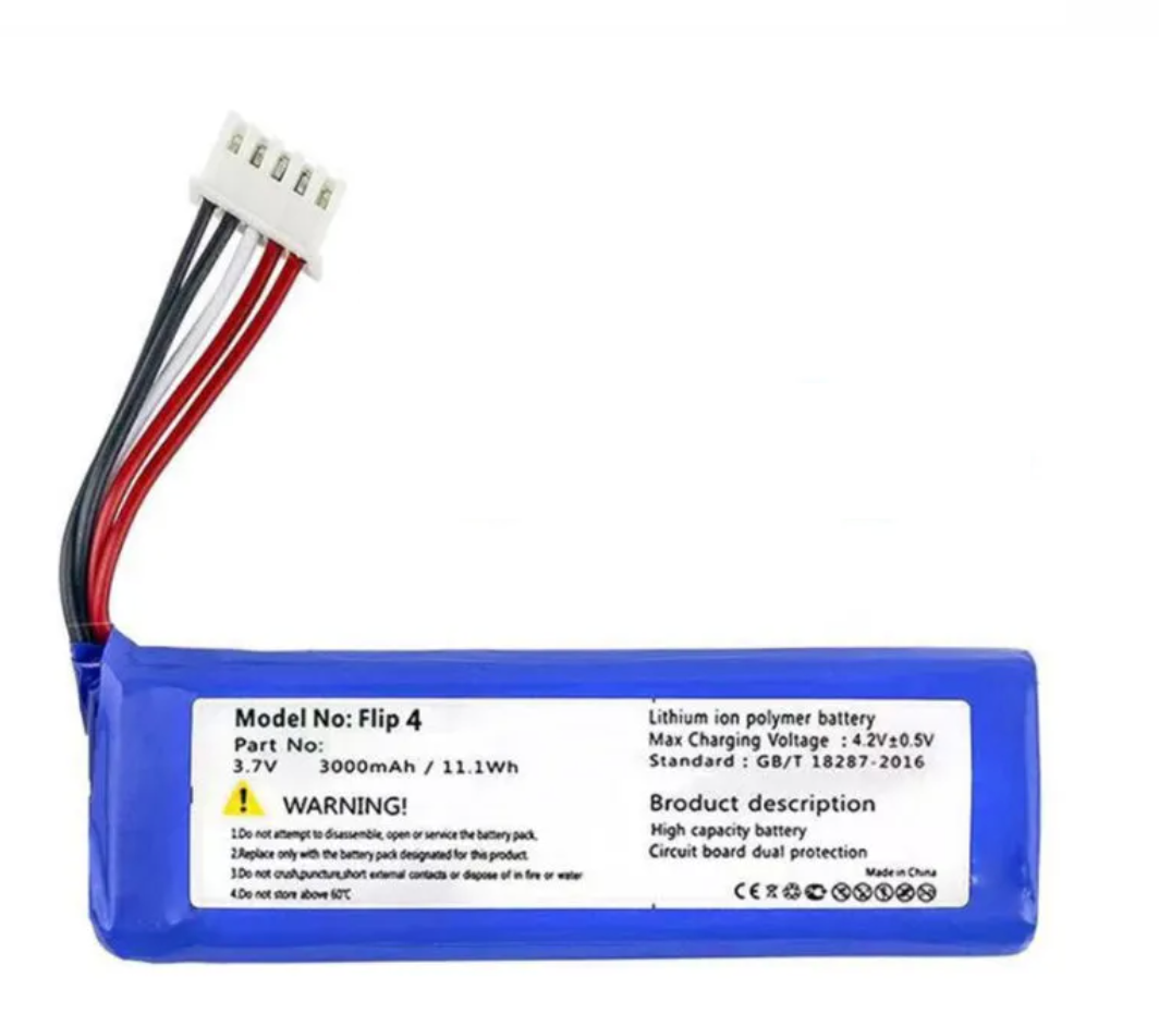BATTERIA PILA per ALTOPARLANTI CASSA BLUETOOTH JBL FLIP 4 GSP872693 01 3000MaH