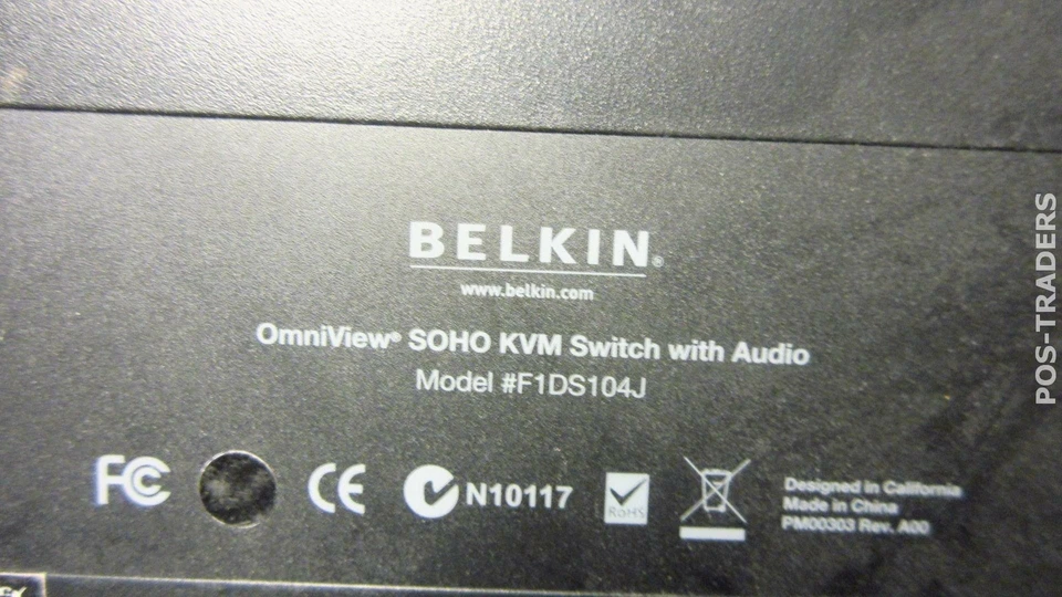Belkin SOHO KVM F1DS104J  4-Ports External KVM / audio switch PS/2 - INCL PSU - Bild 3 von 3