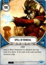 Star Wars Destiny Legacies Card 81 Spell Of Removal