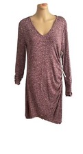 Side Rouched Knit Dress
