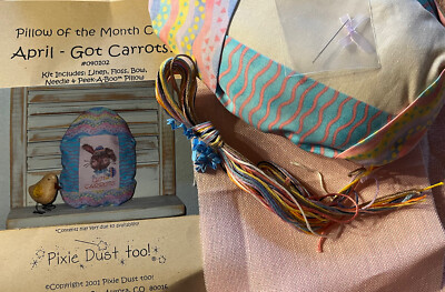 Pixie Dust too! Pillow of the Month~April  Got Carrots?  2001 NEW Kit