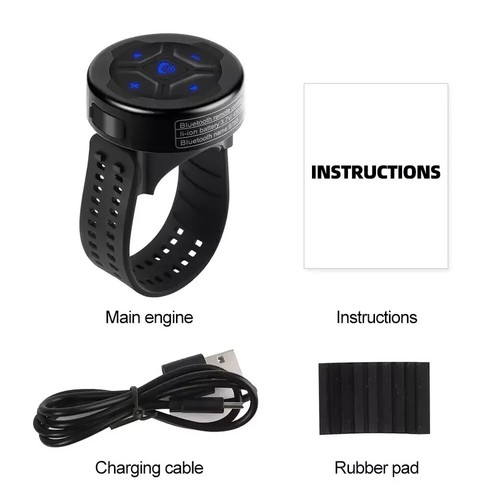 Bluetooth 5.3 Fernbedienung Motorrad Fahrrad Selfie Wasserdicht Telefon Controller - Bild 2 von 10