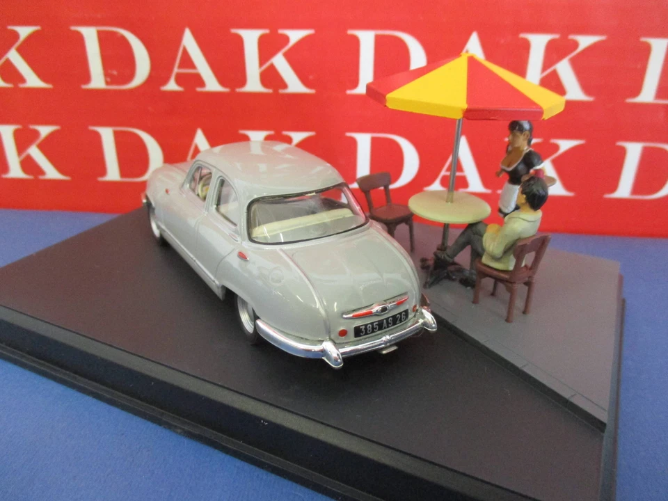 Die cast 1/43 Modellino Auto Diorama La Route Bleue Panhard Dyna Z - Immagine 4 di 4