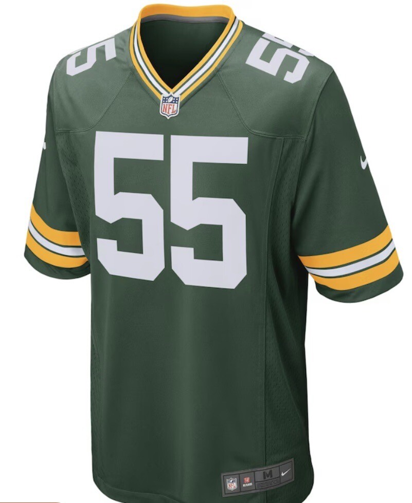 Nike Green Bay Packers NFL Jersey Men’s Large #55 New